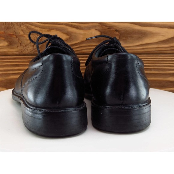 Bostonian Sz 10.5‎ Derby Oxfords Black Leather Men Lace Up Medium (D, M) - Picture 7 of 11